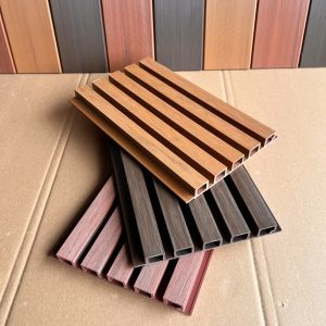 Tấm ốp phủ ASA 5 sóng gỗ nhựa ngoài trời LW-W175H20