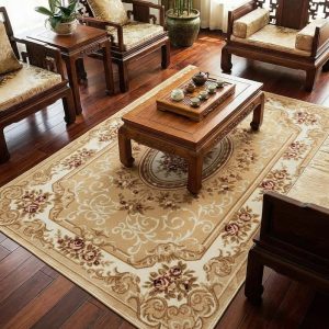 Thảm trang trí tân cổ điển CLASSIC TÔNG VÀNG