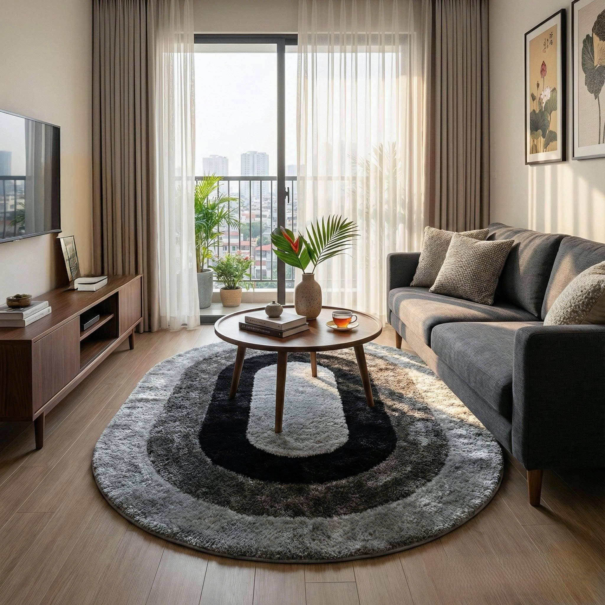 THẢM 5D HOA VĂN 3D CAO CÁP – ĐẲNG CẤP KHÔNG GIAN - Ảnh 8