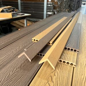 Sàn gỗ lỗ tròn ngoài trời vân 3D LW.140H25-3D