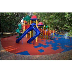 THẢM GẠCH CAO SU 90% EPDM CAO CẤP ML RUBBER 003