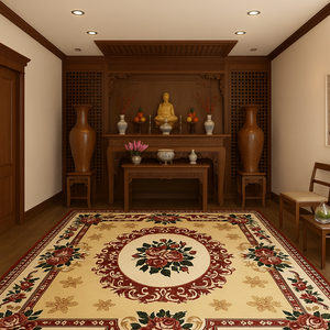 Thảm trang trí cổ điển sợi len CLASSIC TK111