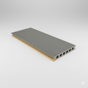 Alternative view of Sàn gỗ ngoài trời CEX-D140H24 - Dòng 2 lớp cao cấp LỖ TRÒN NHỎ